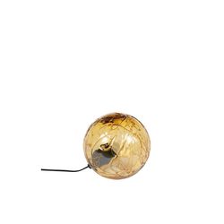 Stolní lampa ve zlaté barvě Dutchbone Lune, ø 24 cm