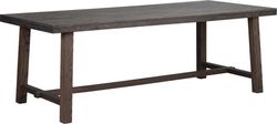 Tmavě hnědý dubový jídelní stůl Rowico Brooklyn, 220 x 95 cm