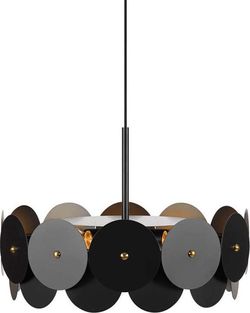 Černé závěsné stropní svítidlo Markslöjd Vegas, ø 53 cm