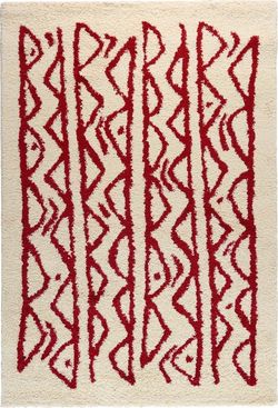 Krémovo-červený koberec Le Bonom Morra, 160 x 230 cm
