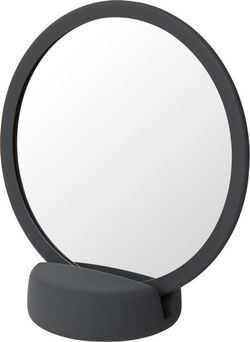 Šedočerné stolní kosmetické zrcadlo Blomus, výška 18,5 cm