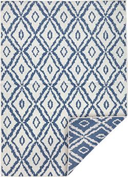 Modro-bílý venkovní koberec Bougari Rio, 200 x 290 cm