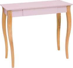 Růžový psací stůl Ragaba Lillo, délka 85 cm