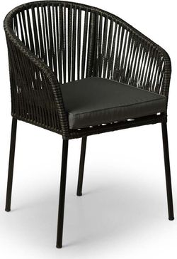 Sada 2 černých zahradních židlí Le Bonom Trapani