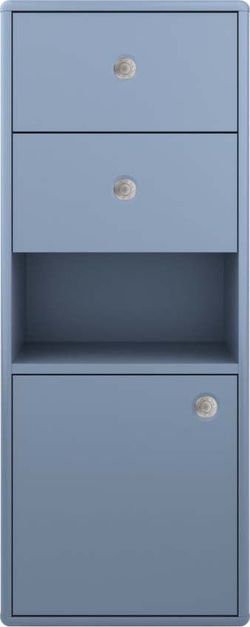 Světle modrá koupelnová skříňka Tom Tailor for Tenzo Color Bath, 40 x 100 cm