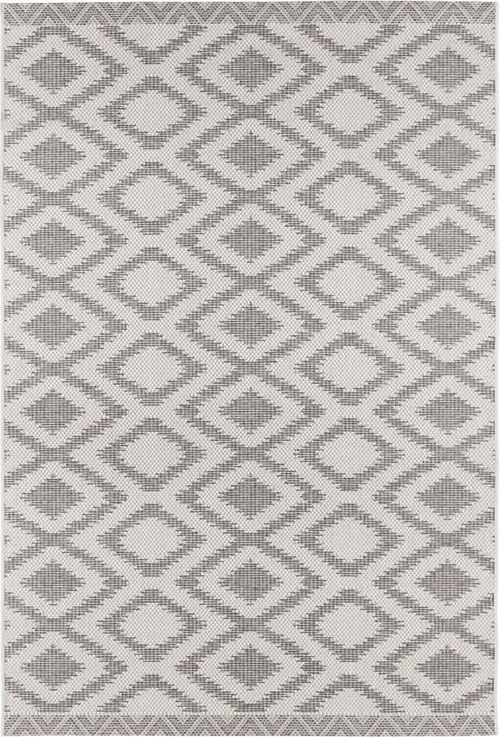 Šedo-krémový venkovní koberec Bougari Isle, 160 x 230 cm