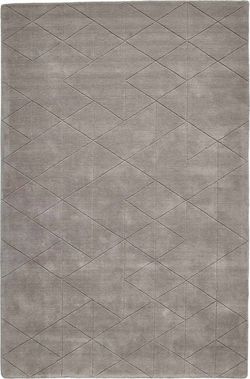 Šedý vlněný koberec Think Rugs Kasbah, 120 x 170 cm