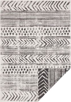 Černo-krémový venkovní koberec Bougari Biri, 200 x 290 cm