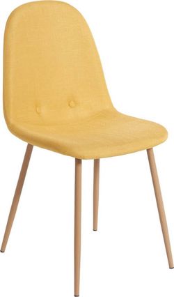 Sada 2 žlutých jídelních židlí loomi.design Lissy