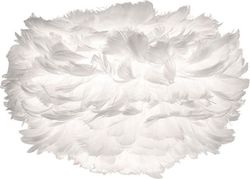 Bílé stínidlo z husího peří UMAGE EOS, ⌀ 35 cm