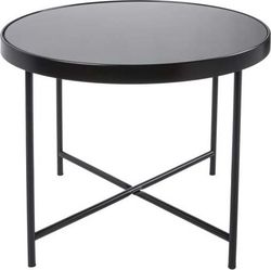Černý konferenční stolek Leitmotiv Smooth XL, ⌀ 60 cm