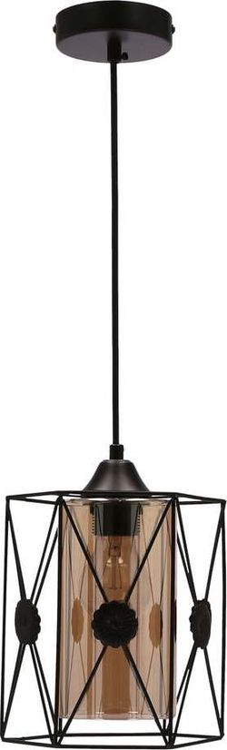 Černé závěsné svítidlo ø 18 cm Livian – Candellux Lighting