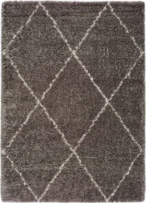 Šedý koberec Universal Lynn Lines, 135 x 190 cm