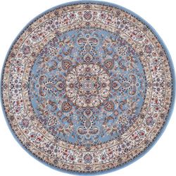 Modrý koberec Nouristan Zahra, ø 160 cm