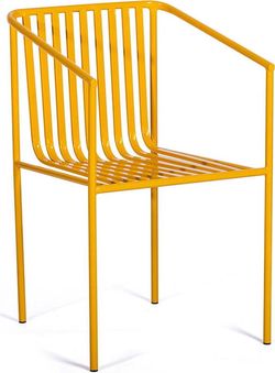 Sada 2 žlutých zahradních židlí Le Bonom Cecile