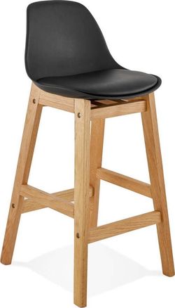 Černá barová židle Kokoon Elody, výška 86,5 cm