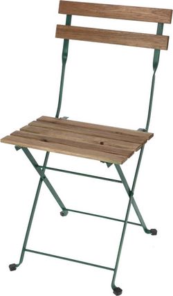 Zeleno-béžová kovová zahradní židle – Esschert Design