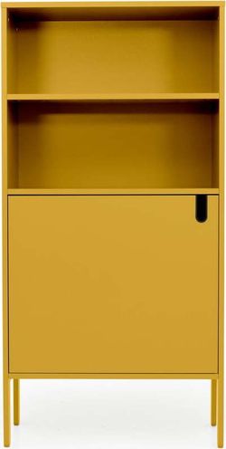 Žlutá skříň Tenzo Uno, šířka 76 cm