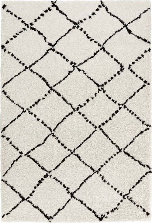 Béžovo-černý koberec Mint Rugs Hash, 120 x 170 cm