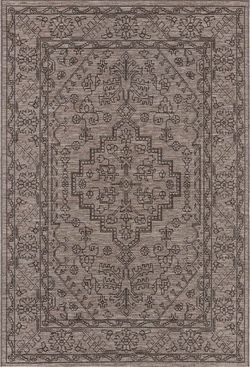 Šedohnědý venkovní koberec Bougari Tyros, 140 x 200 cm