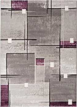 Šedo-fialový koberec Universal Detroit, 140 x 200 cm