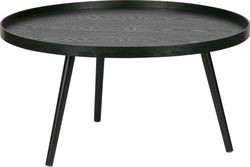 Černý konferenční stolek WOOOD Mesa, Ø 78 cm