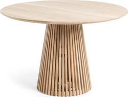 Jídelní stůl z týkového dřeva Kave Home Irune, ø 120 cm