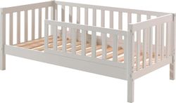 Bílá dětská postel Vipack Junior, 70 x 140 cm