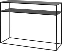 Černý konzolový stolek Custom Form Tensio, 100 x 35 cm