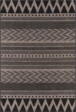 Černo-béžový venkovní koberec Bougari Sidon, 200 x 290 cm
