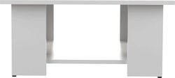 Bílý konferenční stolek 67x67 cm Square - TemaHome France
