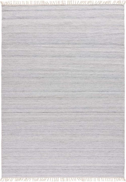 Světle šedý venkovní koberec z recyklovaného plastu Universal Liso, 140 x 200 cm
