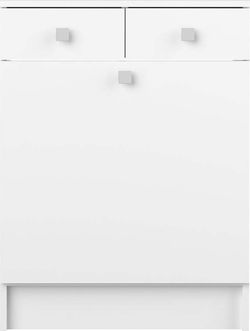 Bílá nízká koupelnová skříňka 60x82 cm Combi - TemaHome France