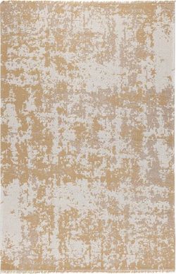 Žluto-béžový bavlněný koberec Oyo home Casa, 150 x 220 cm
