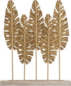 Dekorativní soška ve zlaté barvě Mauro Ferretti Long Leaf