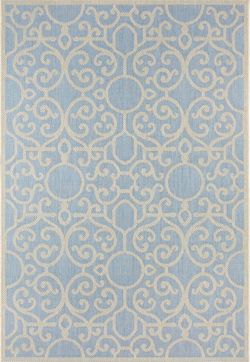 Modro-béžový venkovní koberec Bougari Nebo, 140 x 200 cm