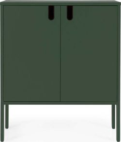 Tmavě zelená skříň Tenzo Uno, šířka 80 cm