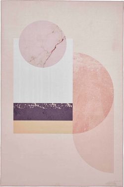 Růžový koberec Think Rugs Rose, 150 x 230 cm