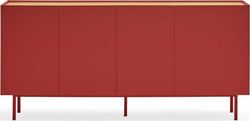 Tmavě červená komoda Teulat Arista, šířka 165 cm