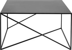 Černý konferenční stolek Custom Form Memo, 80 x 80 cm