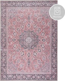 Růžový koberec Flair Rugs Somerton, 160 x 230 cm