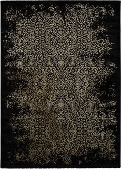 Černý koberec Universal Gold Duro, 140 x 200 cm