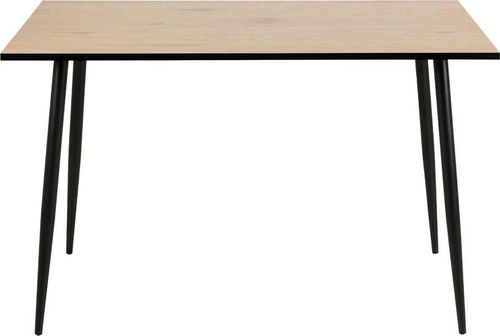 Černo-hnědý jídelní stůl Actona Wilma, 120 x 80 cm
