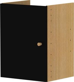 Černý modulární policový systém 33x43.5 cm Z Cube - Tenzo