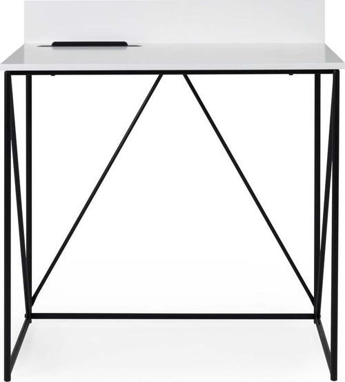 Bílý pracovní stůl Tenzo Tell, 80 x 48 cm