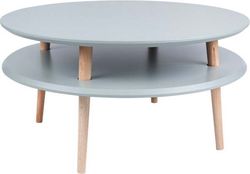 Tmavě šedý konferenční stolek Ragaba UFO, Ø 70 cm