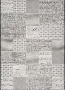 Šedobéžový venkovní koberec Universal Weave Mujro, 155 x 230 cm