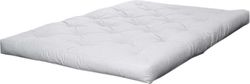 Krémově bílá futonová matrace Karup Basic, 120 x 200 cm