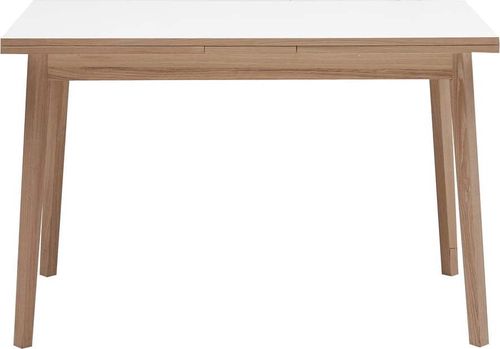 Rozkládací jídelní stůl s bílou deskou Hammel Single, 120 x 80 cm