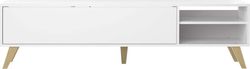 Bílý TV stolek 165x43 cm Prism - TemaHome France